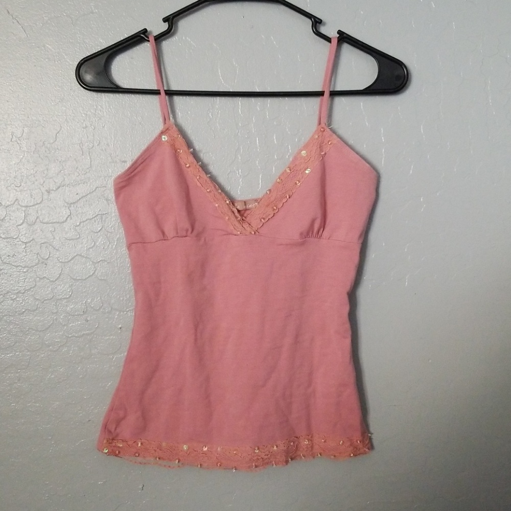 Pink Spaghetti Strap